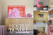 50 Landscape Frame DIN A Bundle, a Household Mockup by WasMockups (Thumbnail 1 of 9)