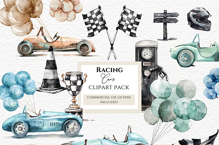 Racecar clipart, Vintage Racing, a Transportation Illustration by Invite to Clipart