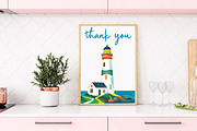 Coastal Summer Clipart Set, an Illustration by Libby Wishes (Thumbnail 4 of 7)