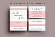 Wedding Invitation Set - IV, an Invitation Template by TemplateCrafts (Thumbnail 3 of 4)
