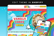 Kids Birthday Cake Shopify Theme, a Shopify Template by Template Twist Shop (Thumbnail 1 of 8)