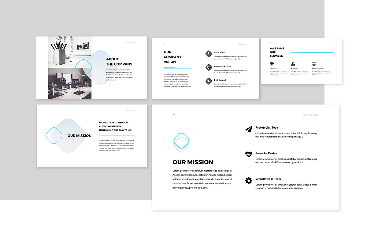 Xplus - Creative Keynote Template, a Presentation Template by KHIDD (Photo 3 of 15)