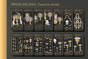 Black & Gold Tarot Deck, an Illustration by Evgenia Pichkur (Thumbnail 3 of 8)