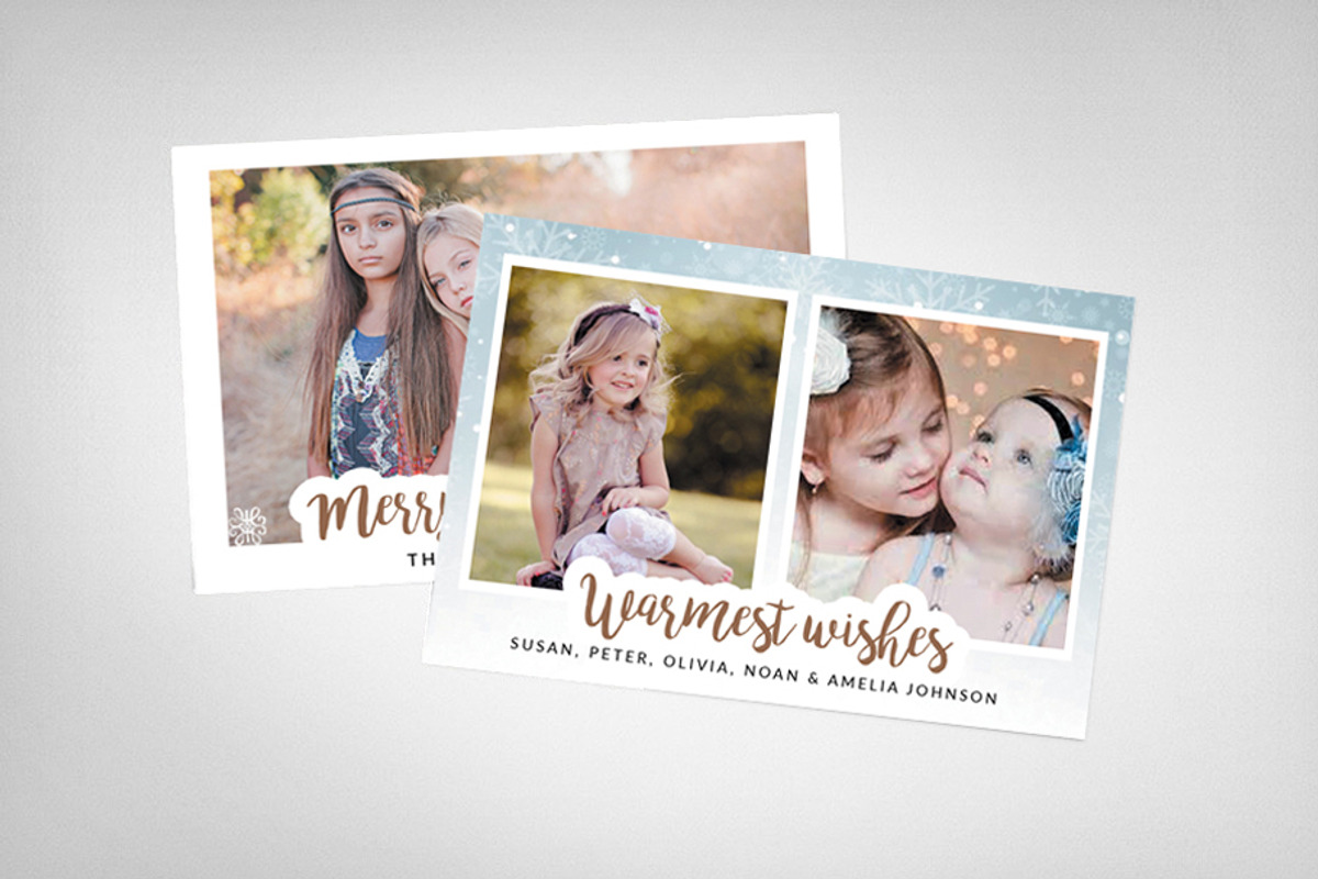 Merry Christmas Greeting Card, a Card Template by graphicforest (Photo 2 of 3)