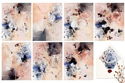 Watercolor Rose Gold Backgrounds, a Texture Graphic by sibel dayı (Thumbnail 6 of 11)