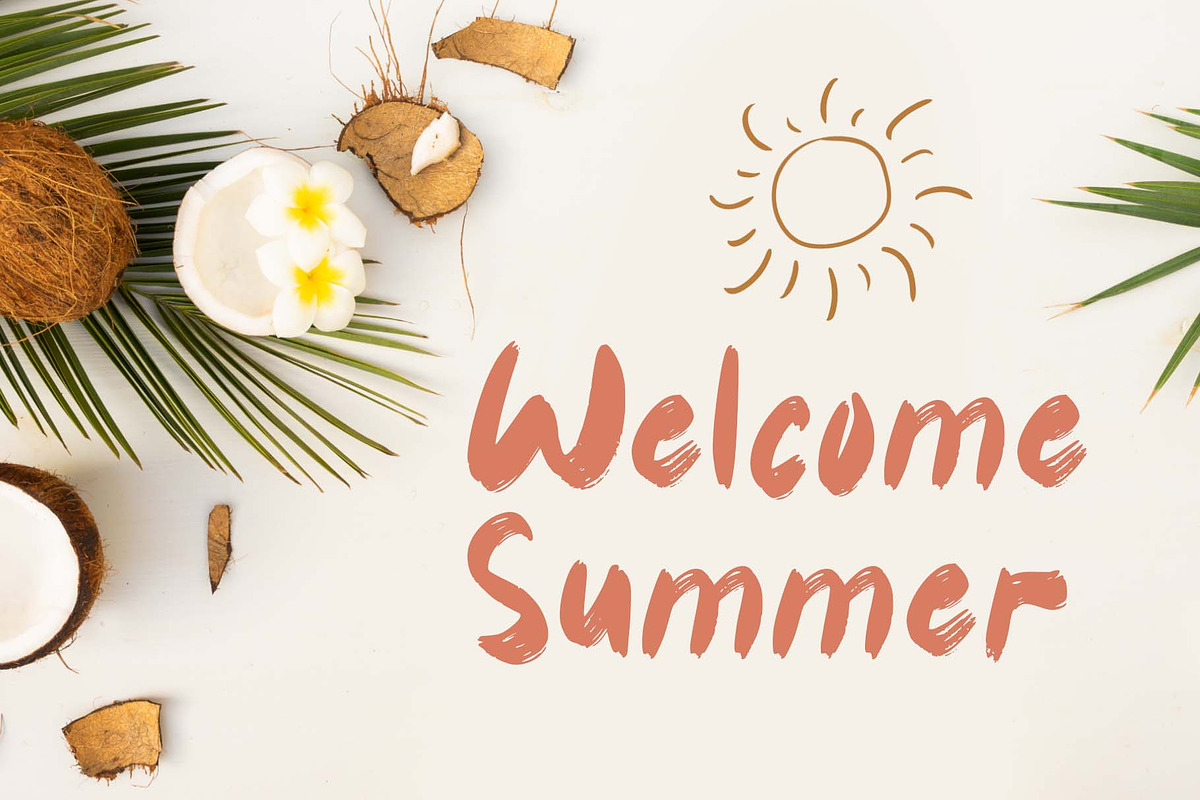 Tropical Sunday, a Handwritten Font by Yoga Letter (Photo 2 of 6)