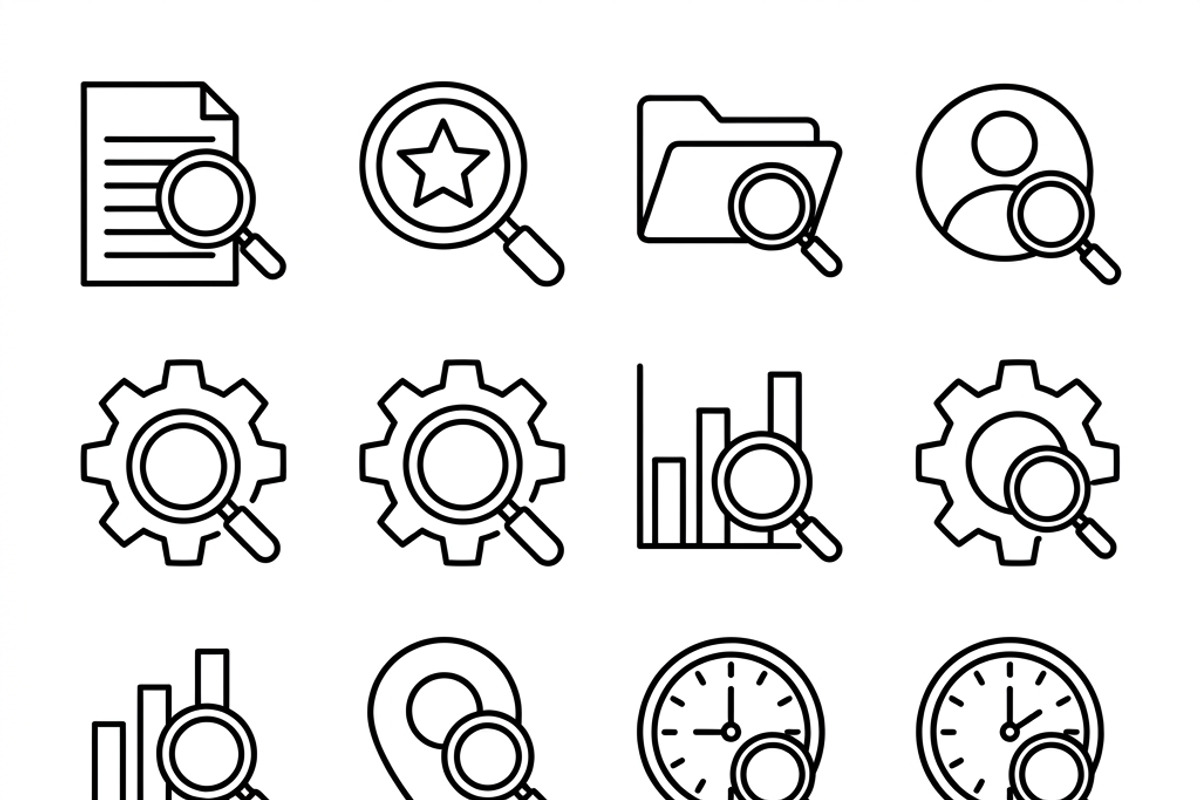 Bundles Set Optical Store Icons, an Outline Icon by adenpinkstore (Photo 41 of 44)