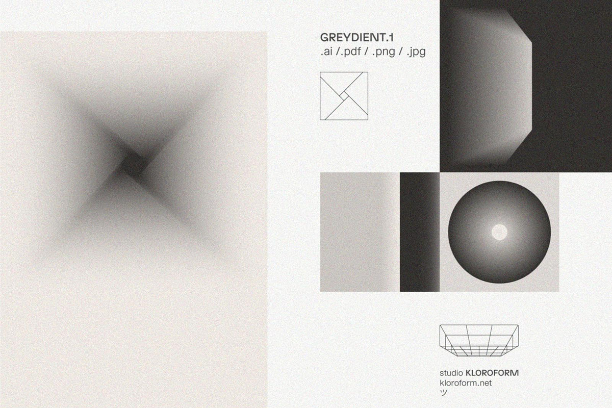 Greydient 1, a Background Graphic by kloroform (Photo 9 of 13)