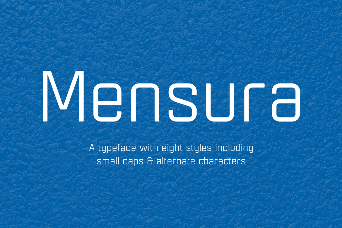 Mensura Font Family, a Sans Serif Font by Graviton Font Foundry (Photo 1 of 4)