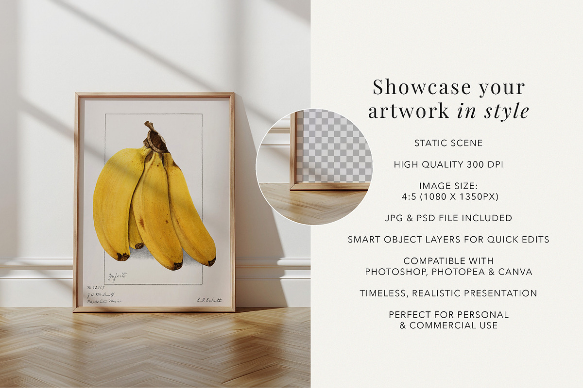 Modern Minimalistic Frame Mockup, a Mockup by Paper Flowers Studio (Photo 2 of 5)