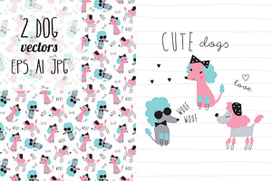 2 dog vectors