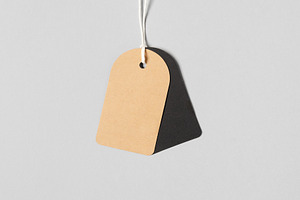 Clothing tag, gift tag mockup, JPEG, a Holiday Photo by Shablon