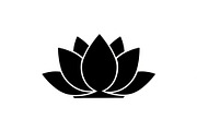 Lotus Flower Silhouette Vector Bundl, an Illustration by Creativeshirt (Thumbnail 23 of 51)
