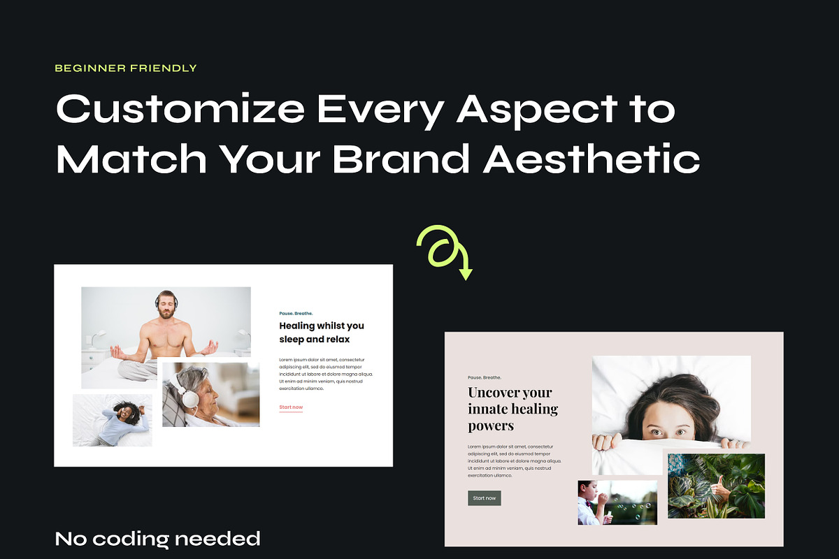 Meditation Music Elementor Template, a WordPress Template by Awakened Templates (Photo 4 of 6)