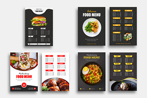 Professional Food Menu Template, a Flyer Template by Designgrove