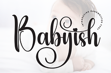 Babyish | Script Font