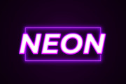 glow neon editable text effect, a Layer Style Add-On by yokbisayok (Thumbnail 2 of 3)
