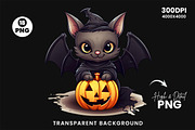 Halloween Bat Sublimation PNG Bundle, a Seasonal Illustration by Creative Arslan (Thumbnail 7 of 9)