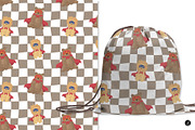 Animal Heros Seamless Patterns, an Illustration by Andrea Liesert (Thumbnail 5 of 7)