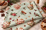 Gingerbread Atelier Seamless Pattern, a Pattern Graphic by Colorsfav (Thumbnail 2 of 7)