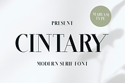 Cintary Modern Serif Font, a Serif Font by Maryamtype Studio (Thumbnail 1 of 15)
