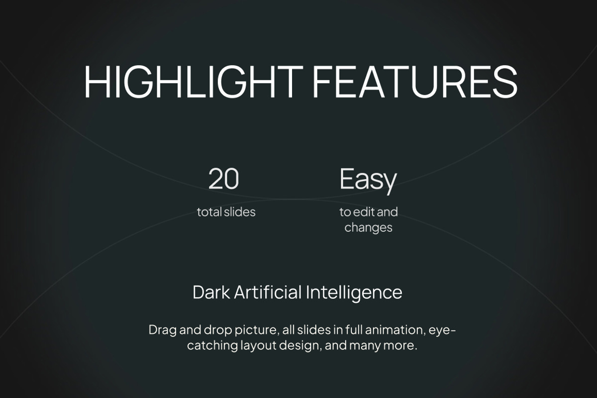 Dark Artificial Intelligence, a Presentation Template by Loin Studio (Photo 2 of 4)