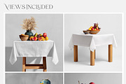 Square Tablecloth Mockups, a Household Mockup by mock-ups (Thumbnail 2 of 28)