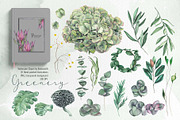 Floral Watercolor clipart, Love, a Decorative Illustration by BalanceUA (Thumbnail 7 of 12)