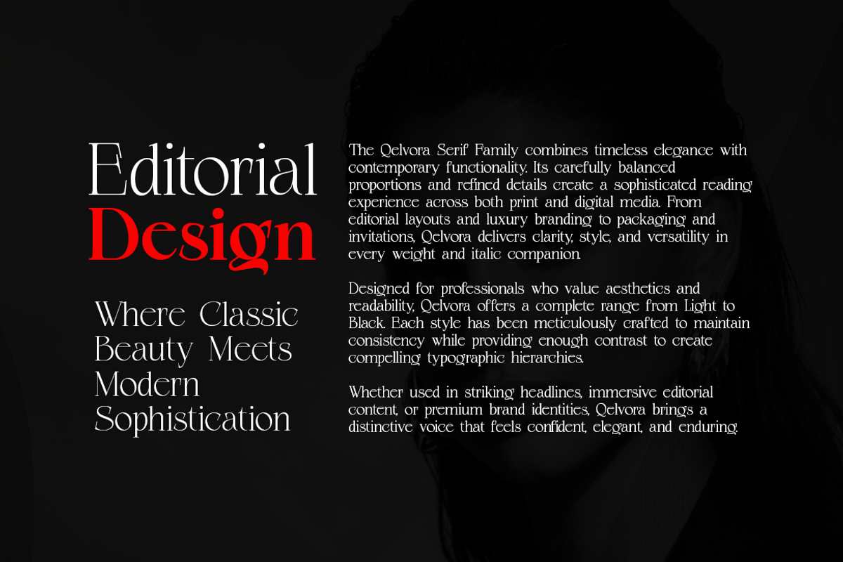 Qelvora Serif Font Family, a Serif Font by artisans (Photo 2 of 7)