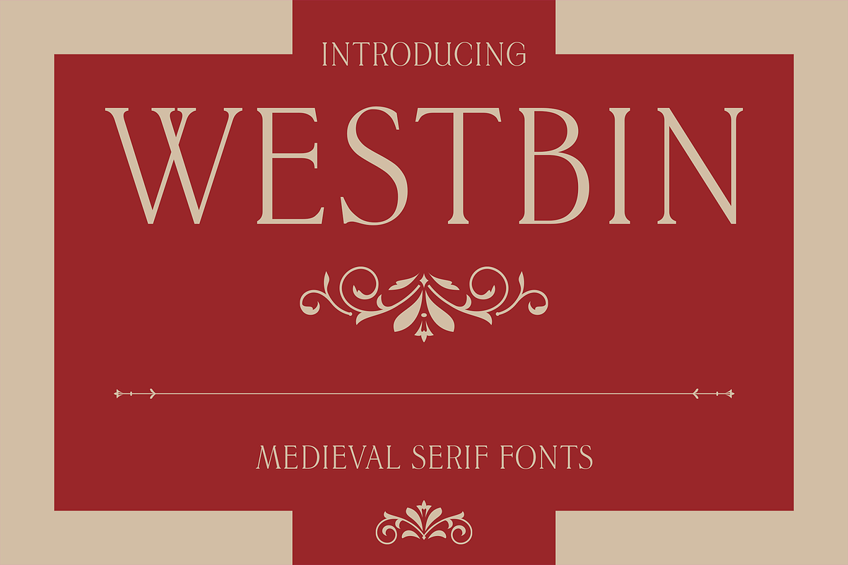 Westbin - Vintage Serif Fonts, a Serif Font by Konstantine Studio (Photo 1 of 4)