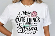 Crochet Quotes PNG Bundle, a Seasonal Illustration by Tanya Kart (Thumbnail 5 of 9)