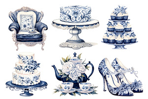 Tea Party Decorations Clip Art