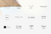 50 Branding Fashion Minimal Logos, a Branding & Logo Template by Graphicdome (Thumbnail 7 of 11)