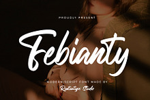 Febianty Modern Script Font