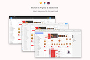 Denrit - Pizza Delivery App UI Kit, an App Template by Betush (Thumbnail 5 of 6)