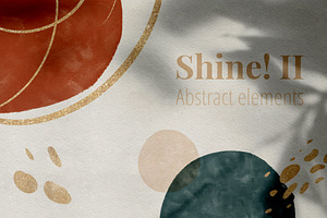 Shine II Gold & Watercolor