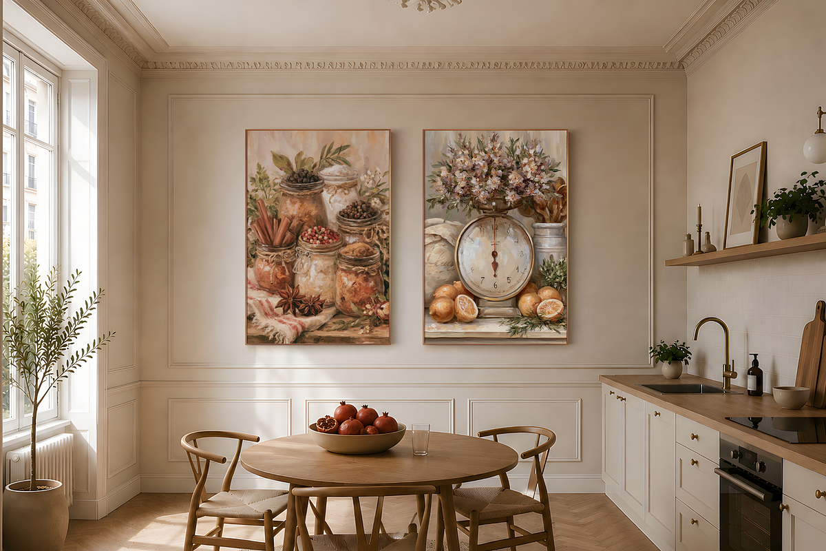 Farmhouse & Flavor Kitchen Wall Art, a Decorative Illustration by PrintablesByFranklyn (Photo 5 of 9)