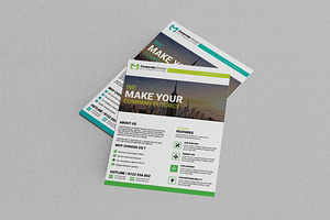 Ceative Business Advertising Flyer, a Flyer Template by BrandlyTemplate
