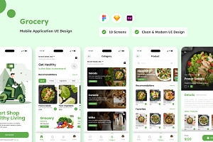 Easy Marts - Grocery Mobile App, an App Template by twinstd