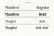 Manifest Font Serif, a Serif Font by AnayaStudio (Thumbnail 7 of 9)