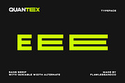 Quantex - Futuristic Font, a Sans Serif Font by Flawless And Co (Thumbnail 8 of 10)