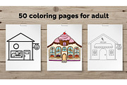 Adult Coloring Pages, a Graphic by Designer_Momina (Thumbnail 1 of 5)