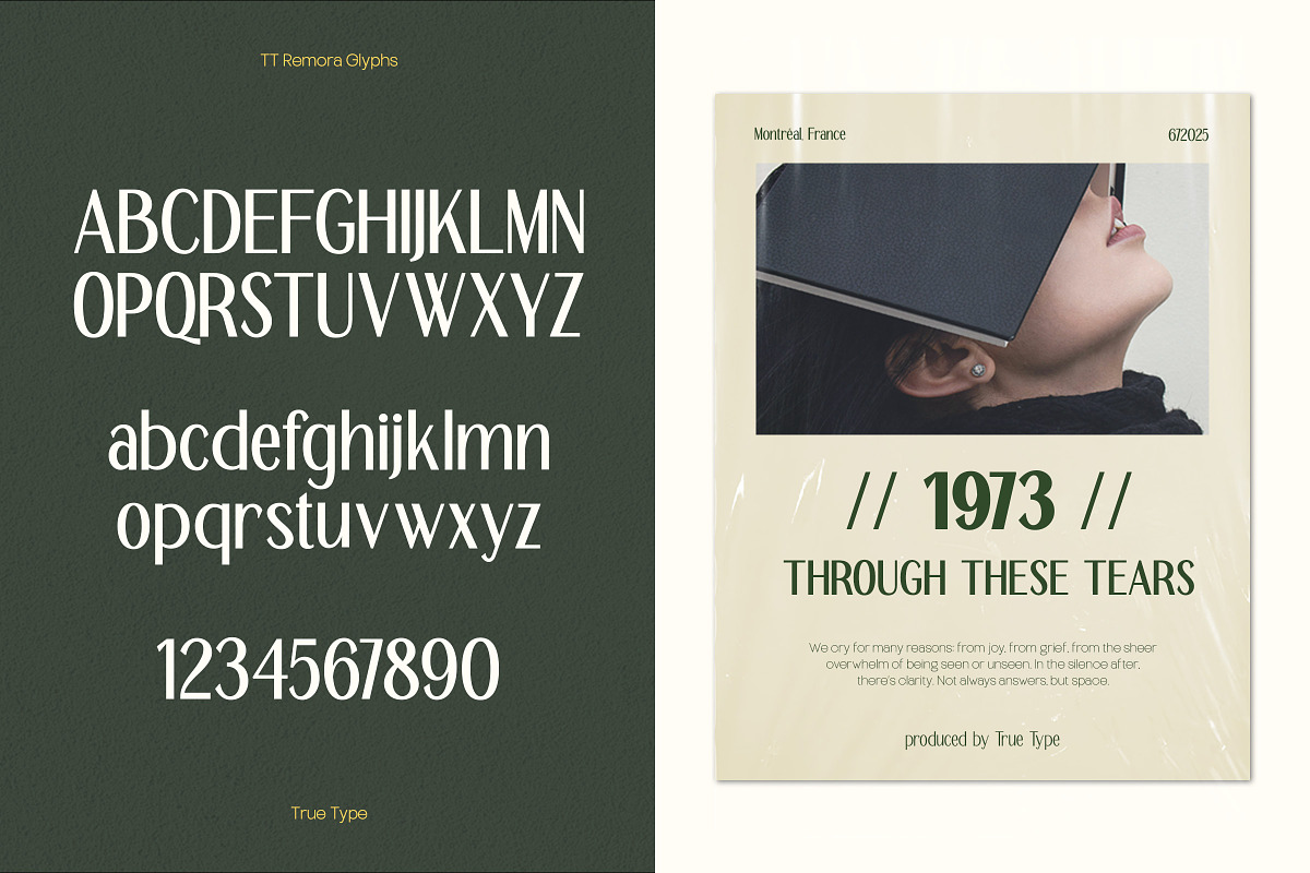 TT Remora – Modern Sans Display, a Sans Serif Font by truetype (Photo 13 of 15)