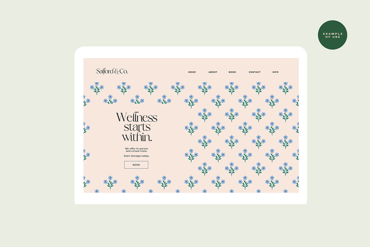 Blossom - Patterns, Shapes & Frames, a Pattern Graphic by Basia Stryjecka (Photo 24 of 35)