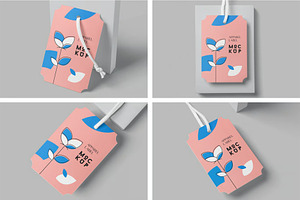 Clothing Apparel Label Mockups, an Advertising Mockup by megostudi0