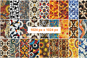 130 Mosaic Seamless Patterns, a Pattern Graphic by mkStudioLab (Thumbnail 2 of 6)