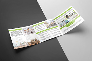 Square Trifold Interior Brochure