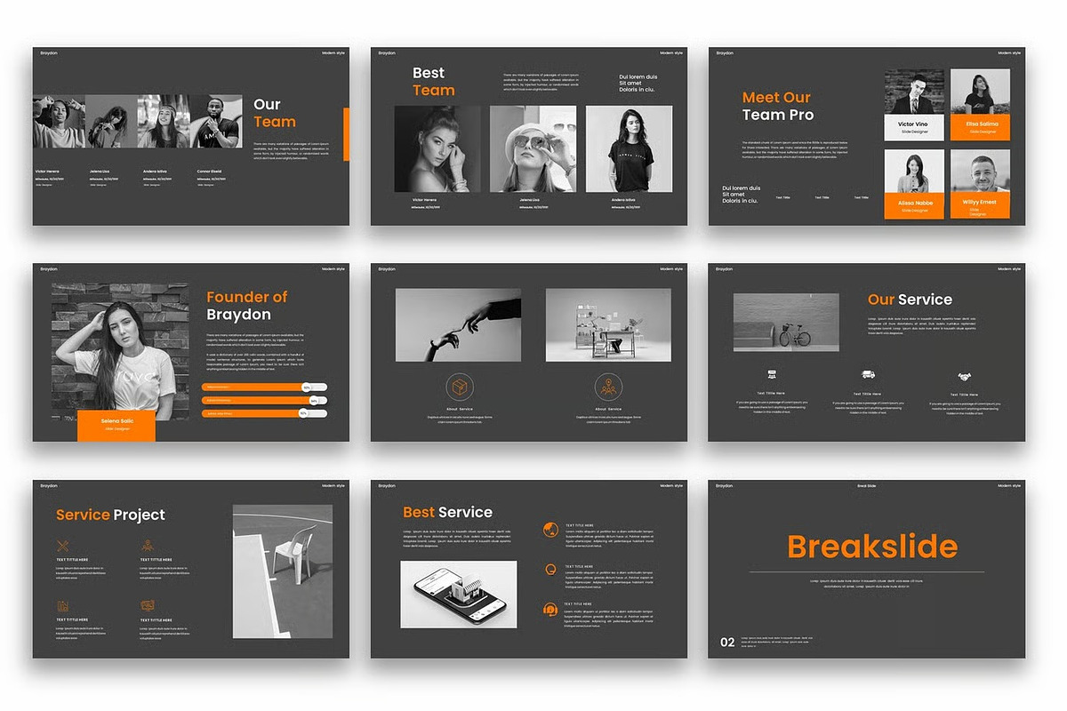 Braydon–Business Keynote Template, a Presentation Template by kreatifreya (Photo 4 of 5)