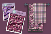 Floral Vintage Botanical Pattern Set, a Pattern Graphic by Traveling Designer (Thumbnail 2 of 7)