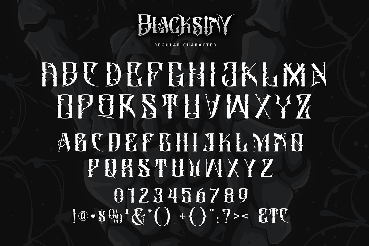 Blacksiny, a Blackletter Font by Letterara (Photo 9 of 12)
